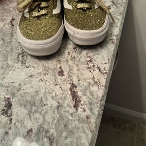 VANS Chunky Glitter Old Skool Womens Shoes